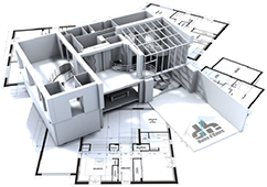 Illustration de plans et architectures 3D